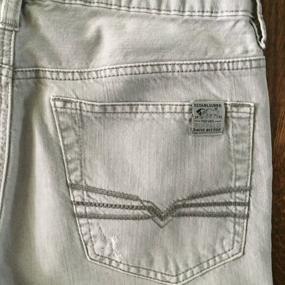 ❤️4/$20 BUFFALO grey denim shorts sz 28 - Picture 5 of 6